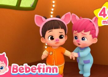 Fun Knock,Knock Songs & Spooky Monster Adventures | Bebefinn Compilation for Kids