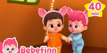 Fun Knock,Knock Songs & Spooky Monster Adventures | Bebefinn Compilation for Kids