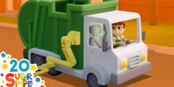 I Love My Garbage Truck: Fun Vehicle Song for Kids to Learn English Easily