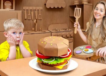 Oliver Inside the CARDBOARD House Challenge — Fun, Adventure & Learning in the Cardboard World!