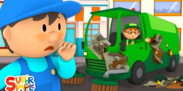 Steve’s Street Sweeper Needs a Good Wash | Carl’s Car Wash Episode | Fun Animated Cartoon for Kids